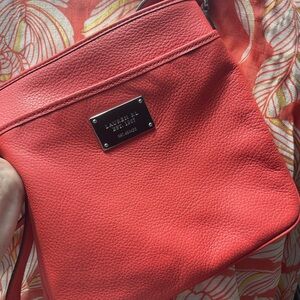 Lauren Ralph Lauren Pink Pebbled Crossbody Bag